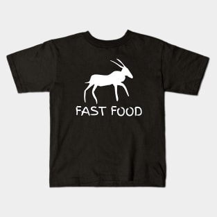 Fast Food Frenzy - Deerlicious Delights Kids T-Shirt